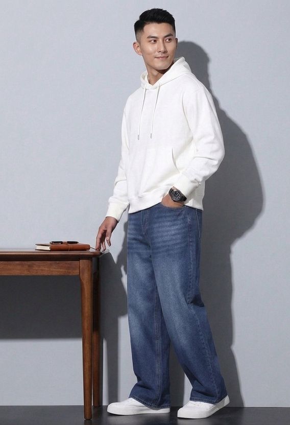 PINKLIT Men Dark Blue Jeans - Image 6