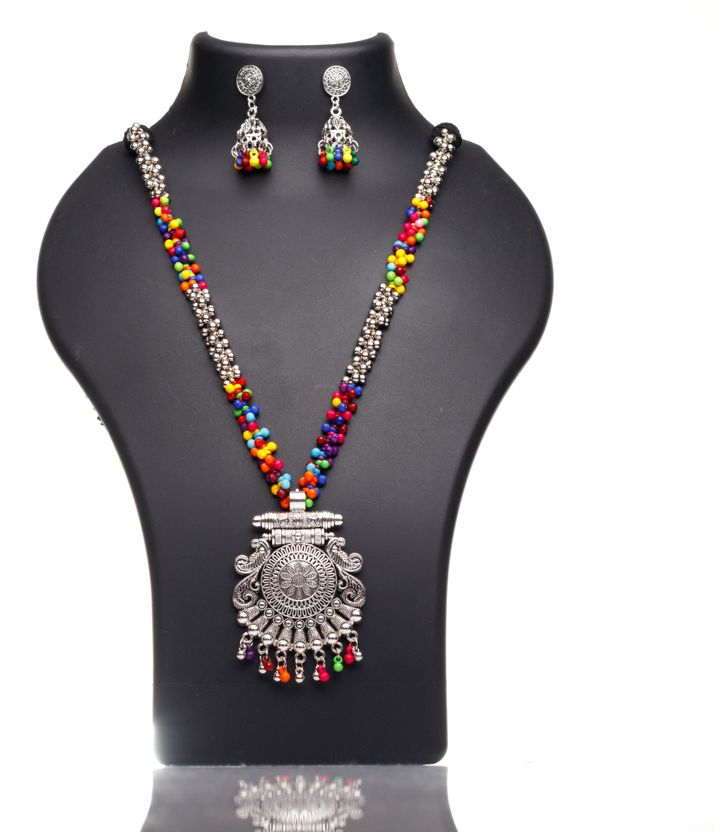 SUZEN Oxidised Silver Jewel Set (Pack of 2) - Image 2