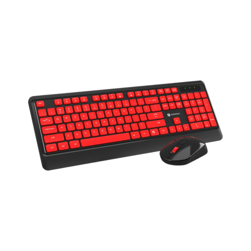 Portronics Key5 Combo, POR 1407 Wireless Standard Laptop Keyboard Compatible with Desktop, Laptop, Mac Easy to Use,Plug and Play,Quick, Comfy Durable body