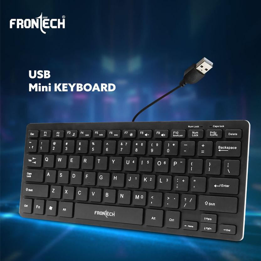 Frontech 78 Keys Wired Mini Keyboard - Image 2