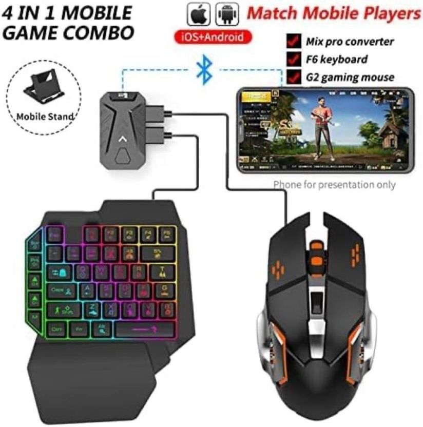 Extreme एक्सट्रीम One Hand Non Mechanical Gaming Keyboard - Image 1