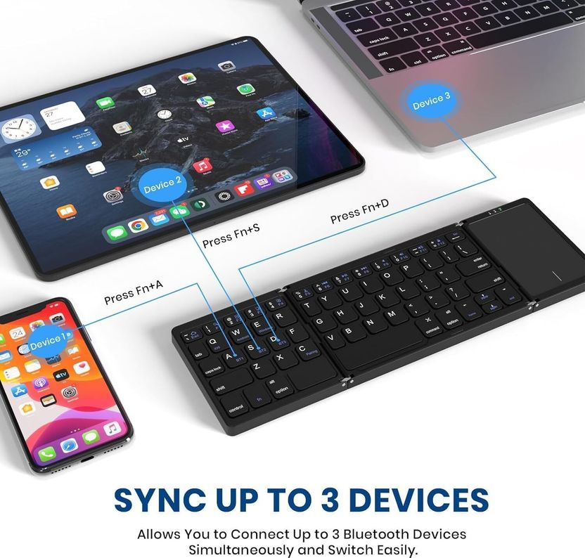Rojdhyan Foldable Bluetooth Keyboard - Image 4