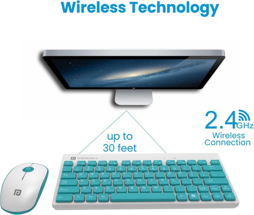 Portronics POR-373 Wireless Keyboard & Mouse Combo - Image 7