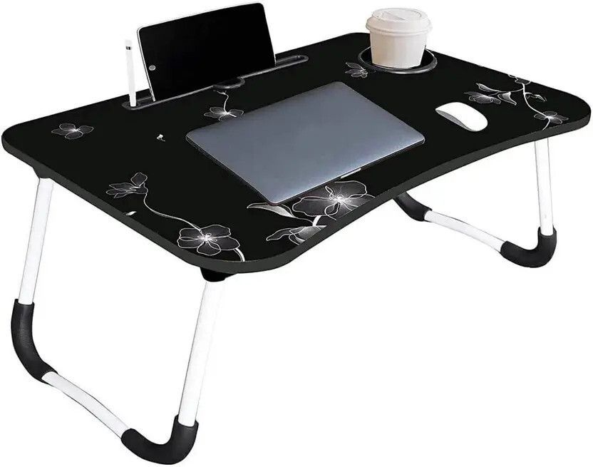 KHODAL ARTH Us Biding Black Wood Laptop Table - Image 10