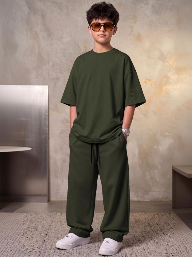 RPIRT Boys Casual T-Shirt Track Pants - Image 7