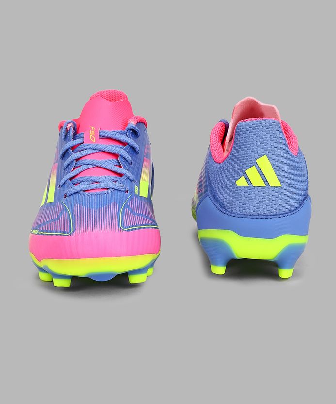 Adidas Lace Football Shoes For Boys (Blue, 8-9 Years) - Image 5