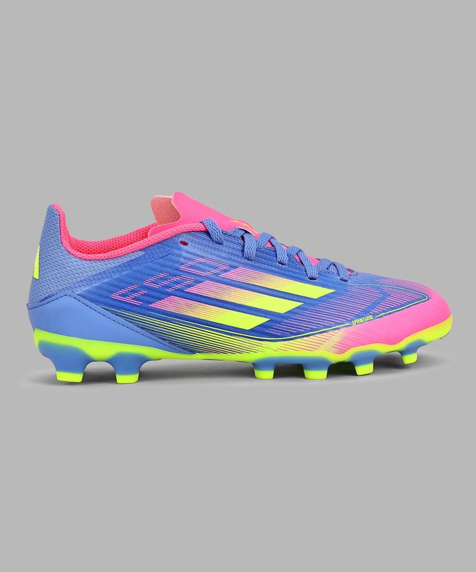 Adidas Lace Football Shoes For Boys (Blue, 8-9 Years) - Image 3
