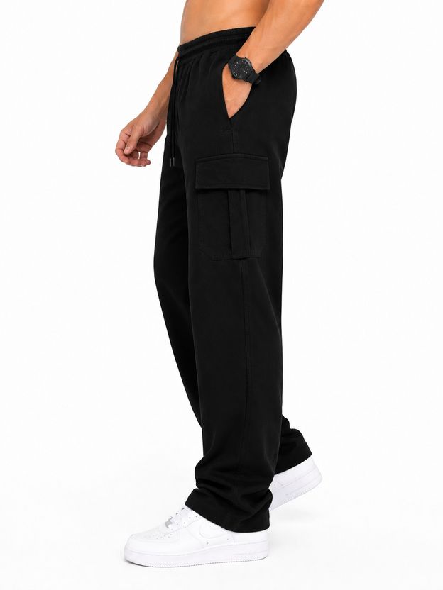 mank D Pack of 2 Men Solid Black, Grey Track Pants - Image 4