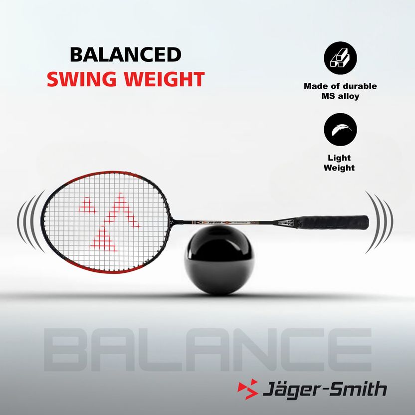 Jager-Smith PB-1000 Combo & Featherlite 2 Shuttle Badminton Kit - Image 3