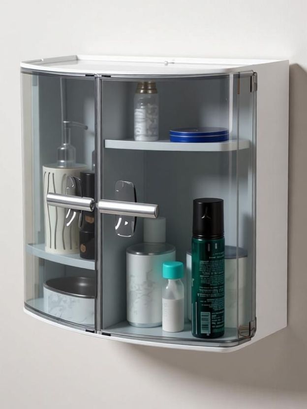 NAYASA Bathroom Cabinet Plastic Kitchen Cabinet - Image 3