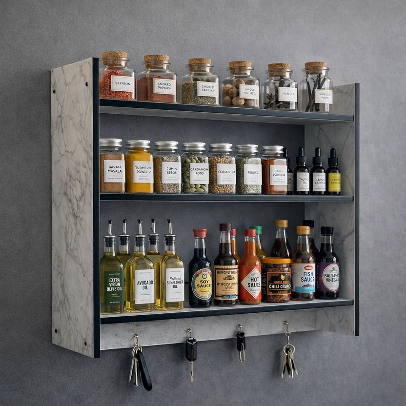NITVANI Kitchen Rack Marble Design - Image 3