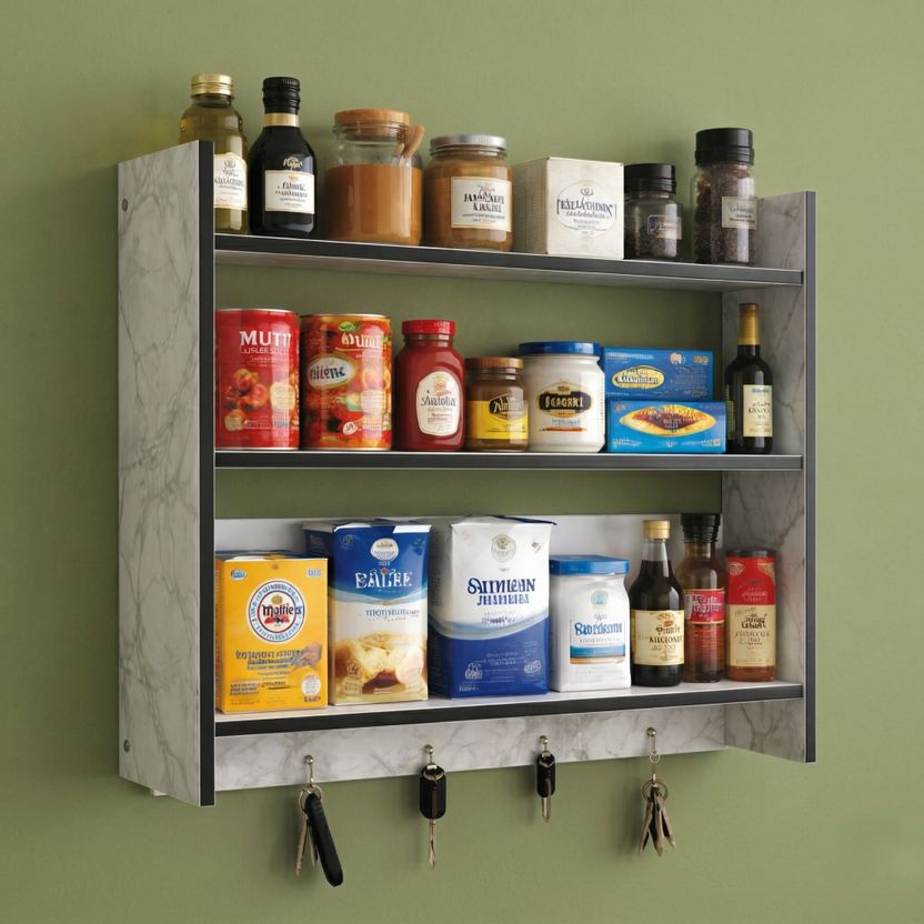 NITVANI Kitchen Rack Marble Design - Image 5