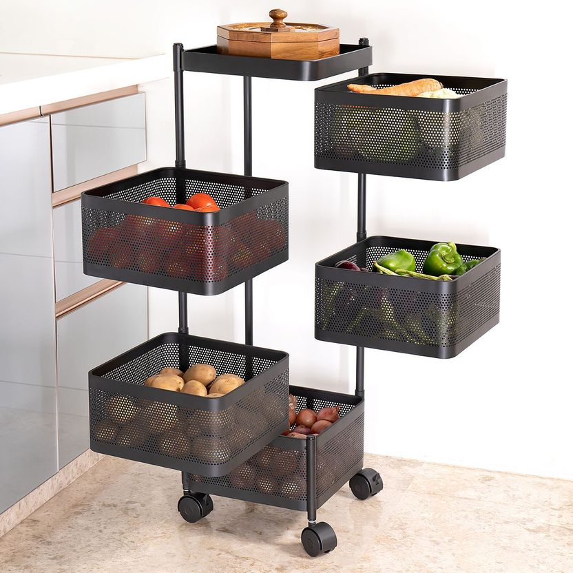 Angelware 5 Layer Fruit Vegetable Stand Basket - Image 6