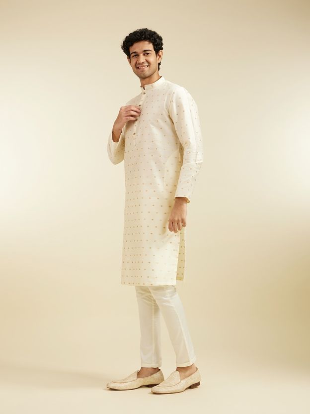 DIWAS by Manyavar Men Straight Kurta - Image 2