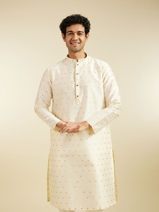 DIWAS by Manyavar Men Straight Kurta - Image 4