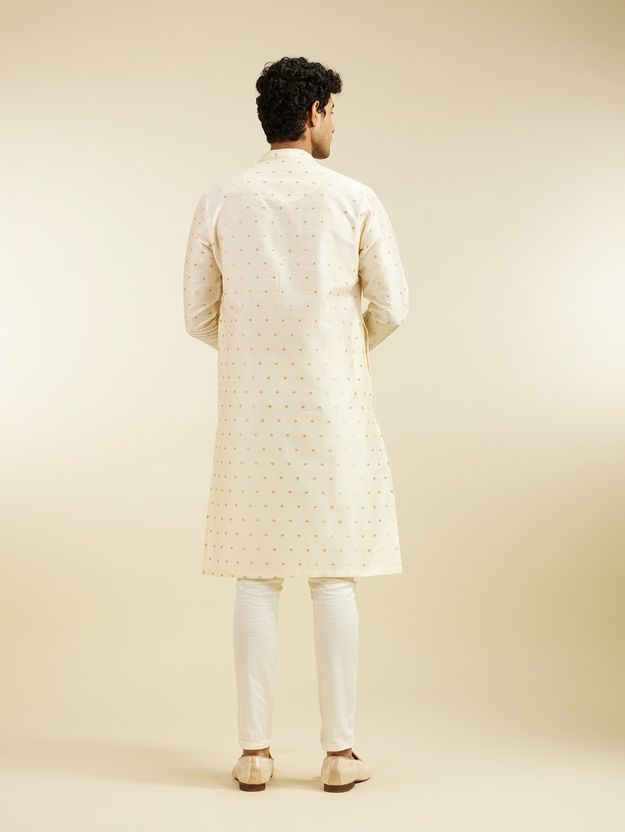 DIWAS by Manyavar Men Straight Kurta - Image 3