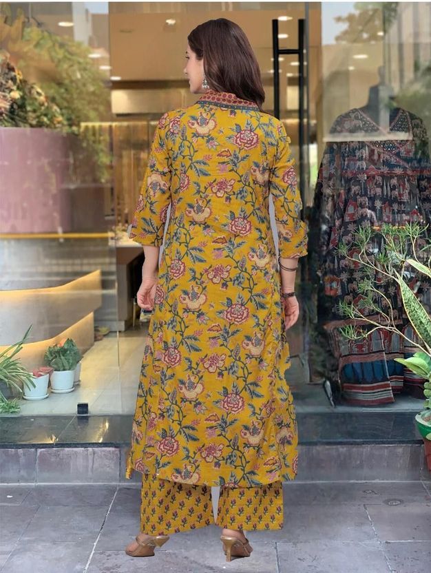 SHIRIN CREATION पैक ऑफ3 प्रिंटेड विस्कोस रेयॉन A-लाइन के लिए - Image 6