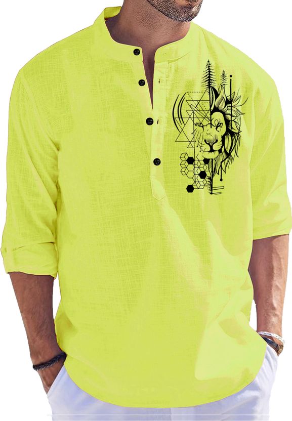 Fashion Marts Men Printed Straight Kurta - Image 10