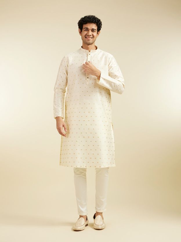 DIWAS by Manyavar Men Straight Kurta - Image 1
