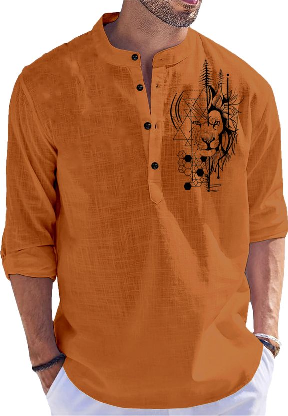 Fashion Marts Men Printed Straight Kurta - Image 5
