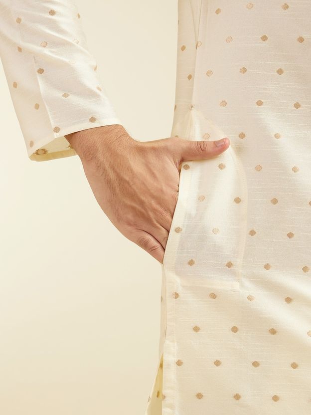 DIWAS by Manyavar Men Straight Kurta - Image 6