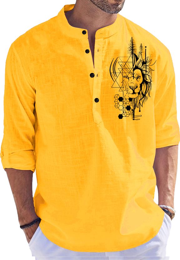 Fashion Marts Men Printed Straight Kurta - Image 9