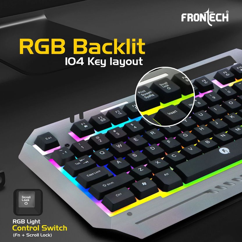Frontech KB-0039 Wired Gaming Keyboard - Image 3