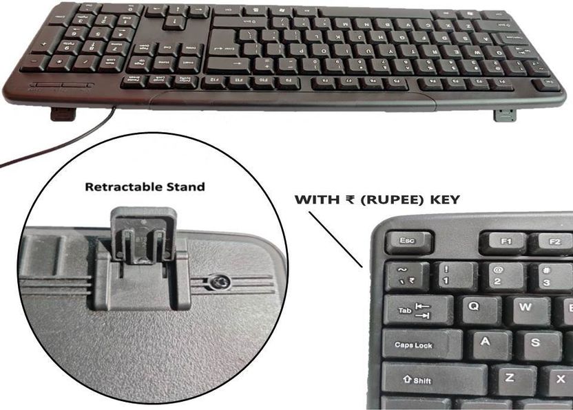 ANJO USB Wired Keyboard, LED Mouse, Mouse Pad Bundle - Image 4