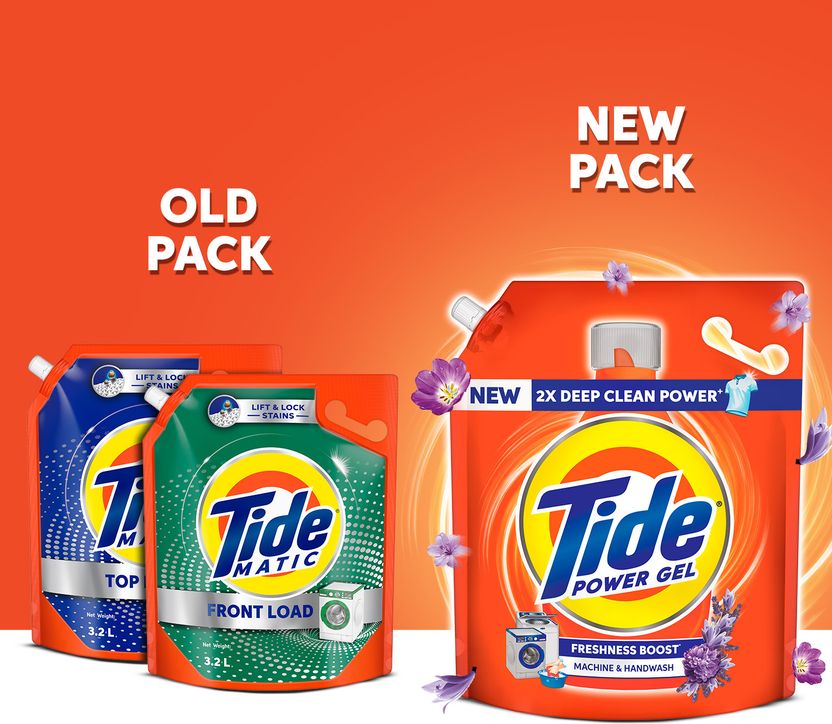 Tide Power Gel Multi-Fragrance Liquid Detergent - Image 2