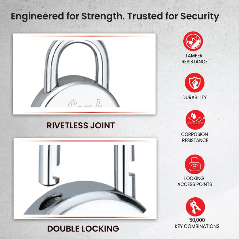 Link 65mm New Round Lever Double Locking - Image 7
