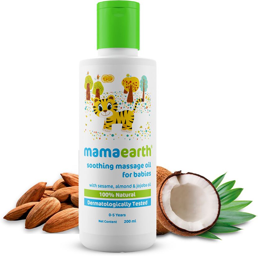 Mamaearth Soothing Baby Massage Oil, 200 ml - Image 3