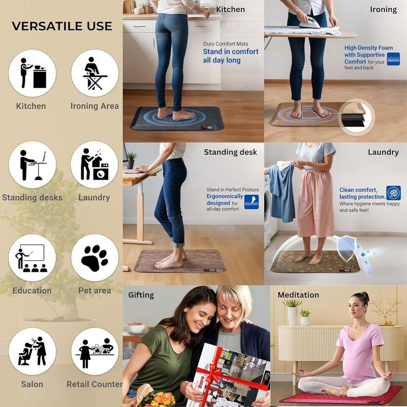 Duro Comfort Just Relax Rubber Kitchen Mat - Image 8