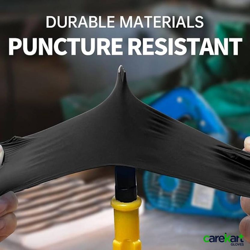 CAREKART Black Food Grade Nitrile Gloves - Image 4