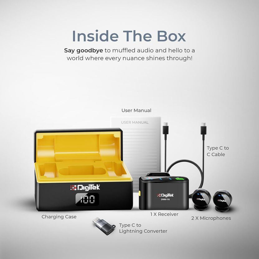 DIGITEK DWM 116 Wireless Microphone - Image 10
