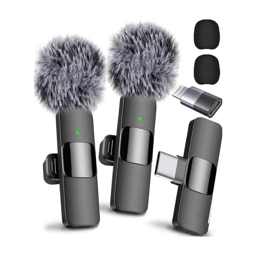 HRYFiNE K9 Dual Wireless Lavalier Mic - Image 1