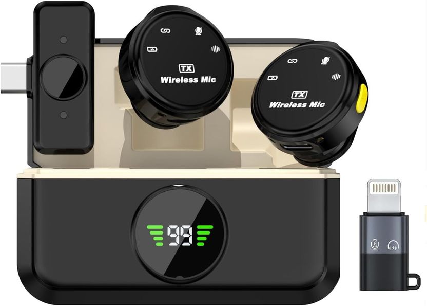 Acesquare Wireless Mic for Video Recording - Image 1