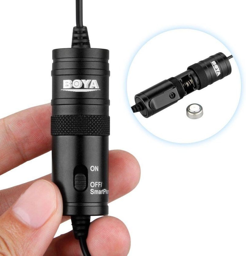BOYA Omnidirectional Lavalier Condenser Microphone 20ft - Image 5