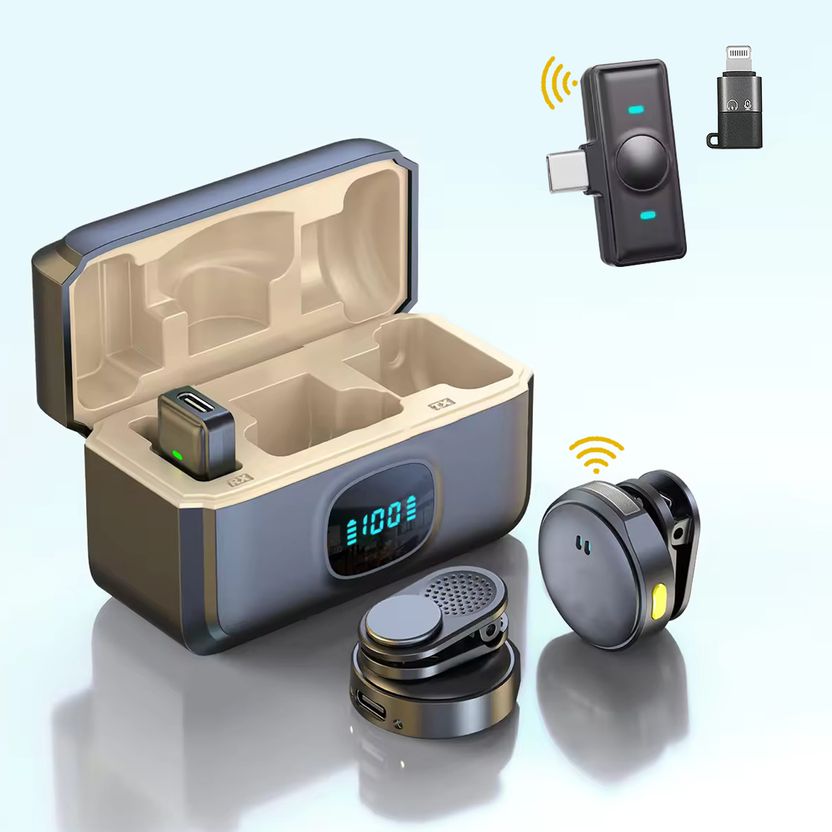 MOBIZAC Dual User Wireless Microphone - Image 1