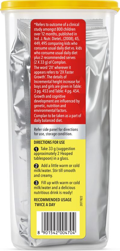 Complan Kesar Badam Nutrition Drink Powder for Children - Image 8