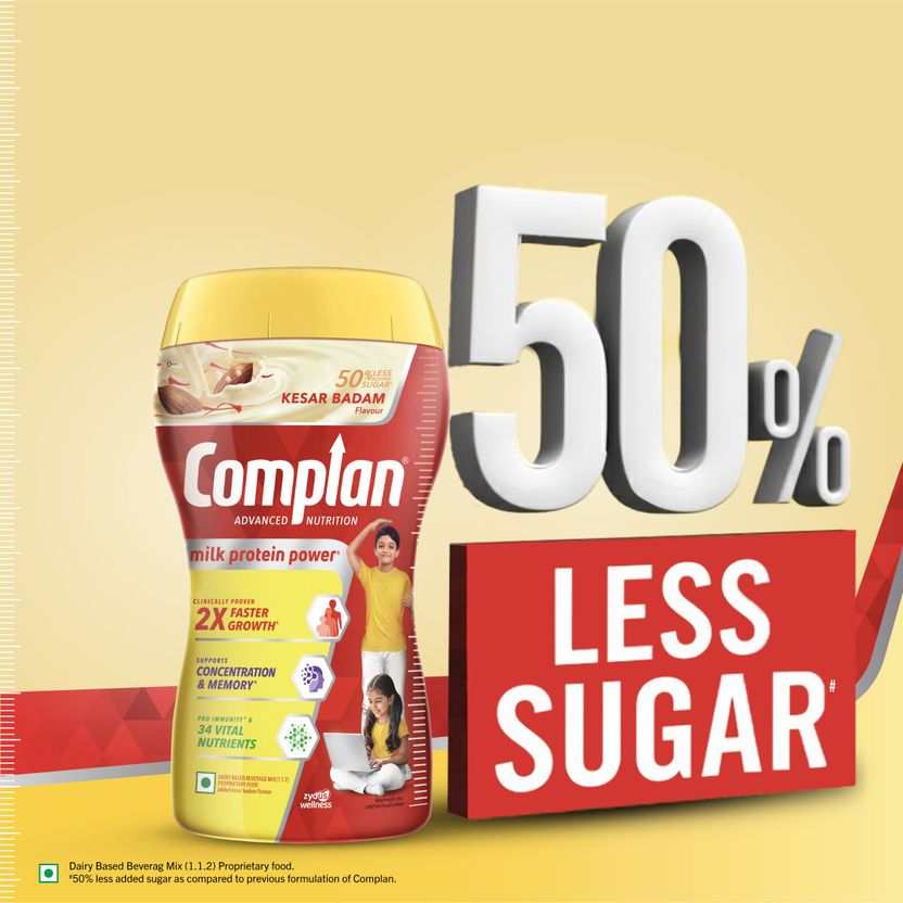 Complan Kesar Badam Nutrition Drink Powder for Children - Image 7