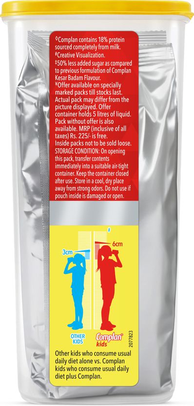 Complan Kesar Badam Nutrition Drink Powder for Children - Image 9