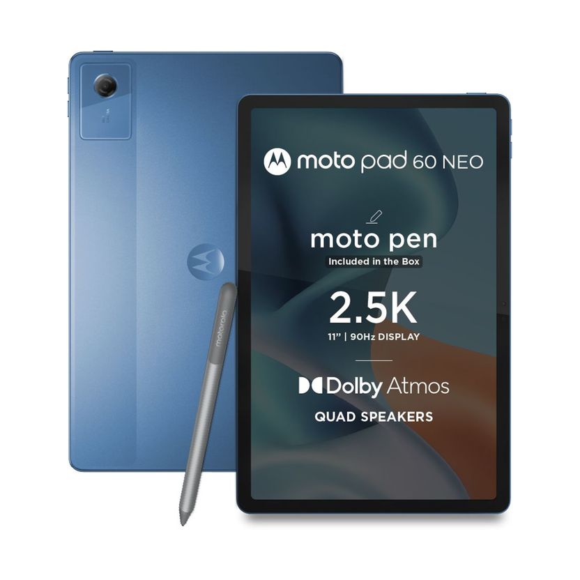 MOTOROLA pad 60 neo 8GB RAM 128GB ROM 11 inch Wi-Fi Blue 6300 Tablets - Image 1