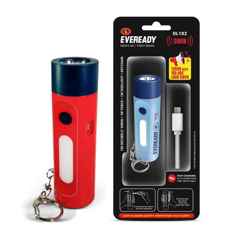 EVEREADY Siren DL 102 Flashlight with Alarm - Image 1