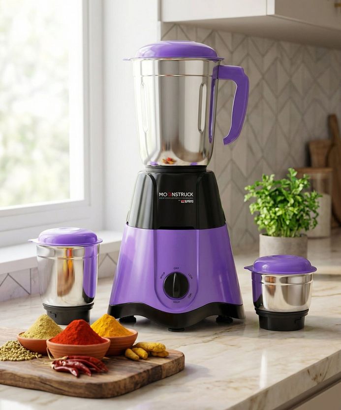 Moonstruck Dusk 3 Jar 750W Juicer Mixer Grinder Pack of 750 - Image 1