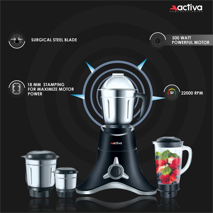 ACTIVA Super Chef 900W 4 Jar Blender - Image 8