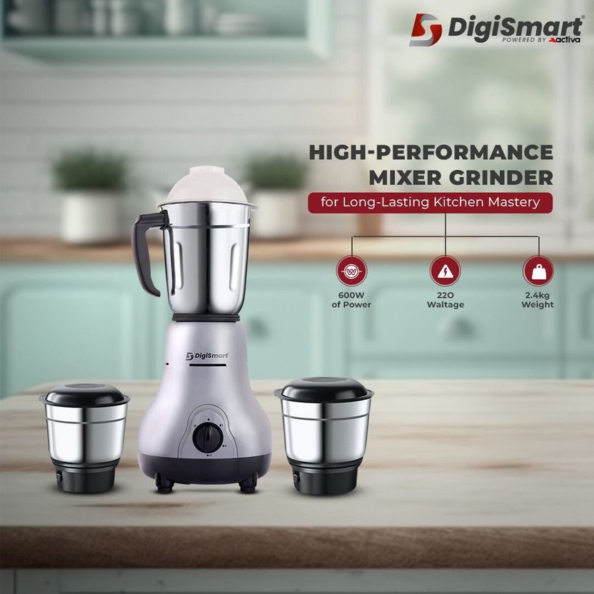 DIGISMART 1150W Dry Iron 750W Mixer Grinder Combo - Image 8