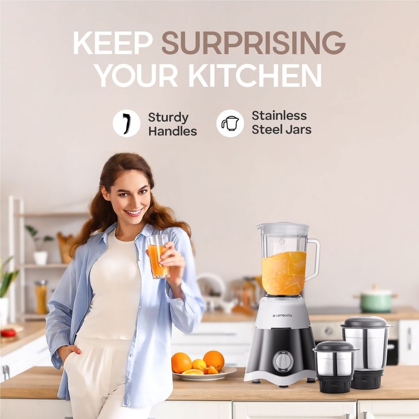 Longway 750W Juicer Mixer Grinder - Image 6