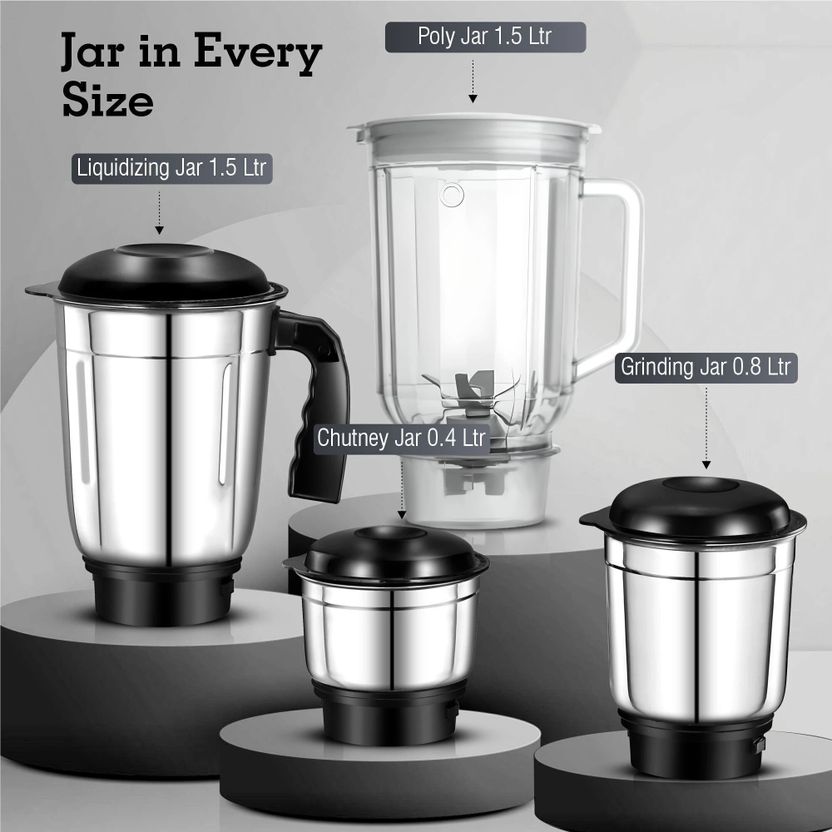 Havok 750W 4 Jar Juicer Mixer Grinder - Image 4