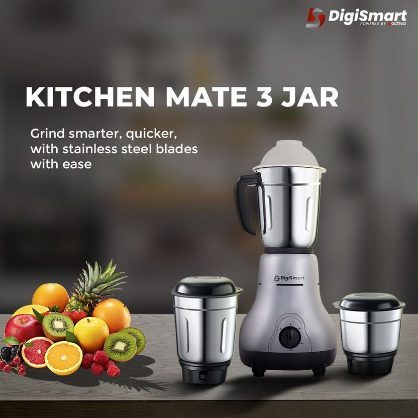 DIGISMART 1150W Dry Iron 750W Mixer Grinder Combo - Image 3