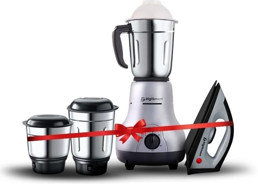 DIGISMART 1150W Dry Iron 750W Mixer Grinder Combo - Image 1